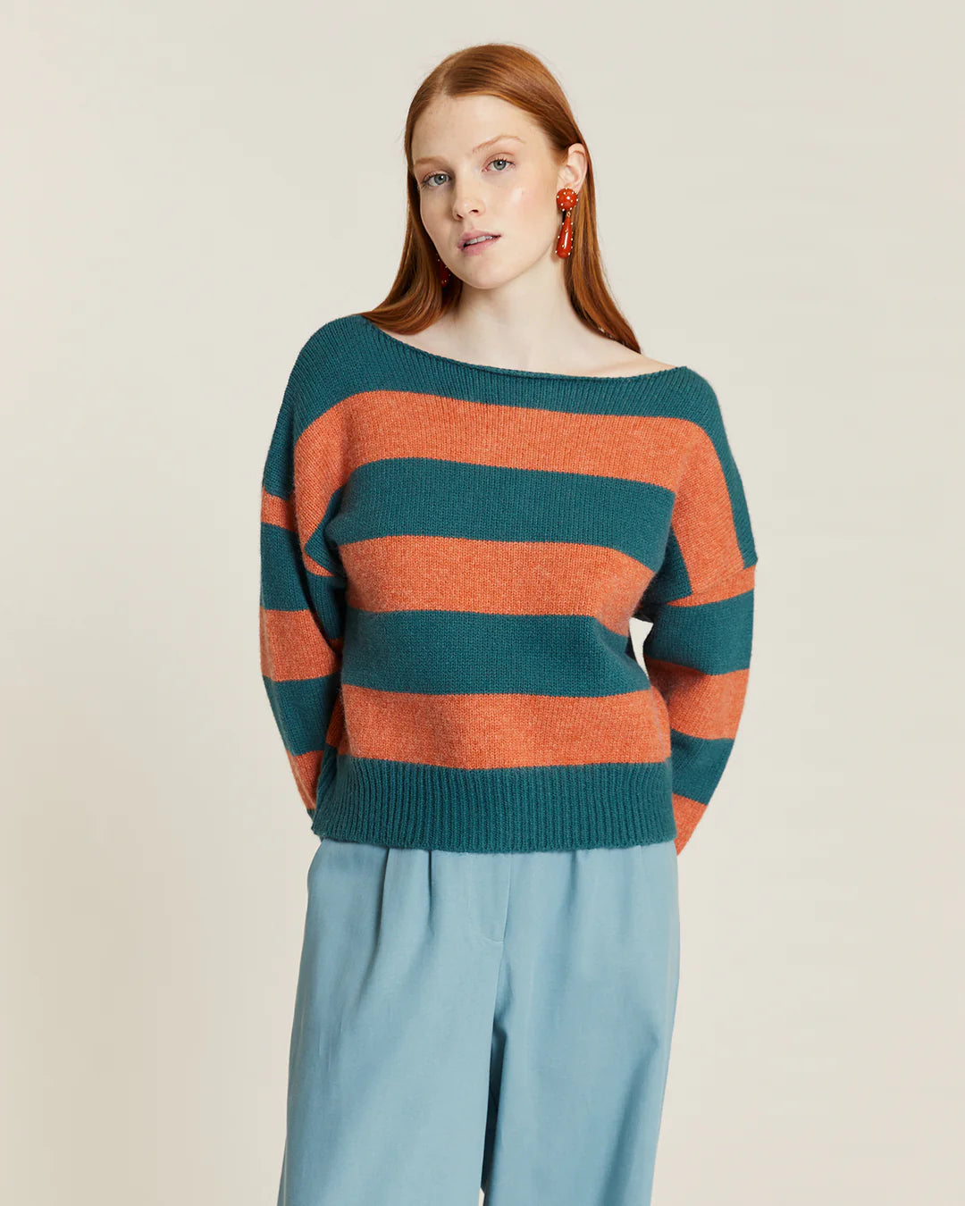 Jersey de Rayas Verde y Tofffe