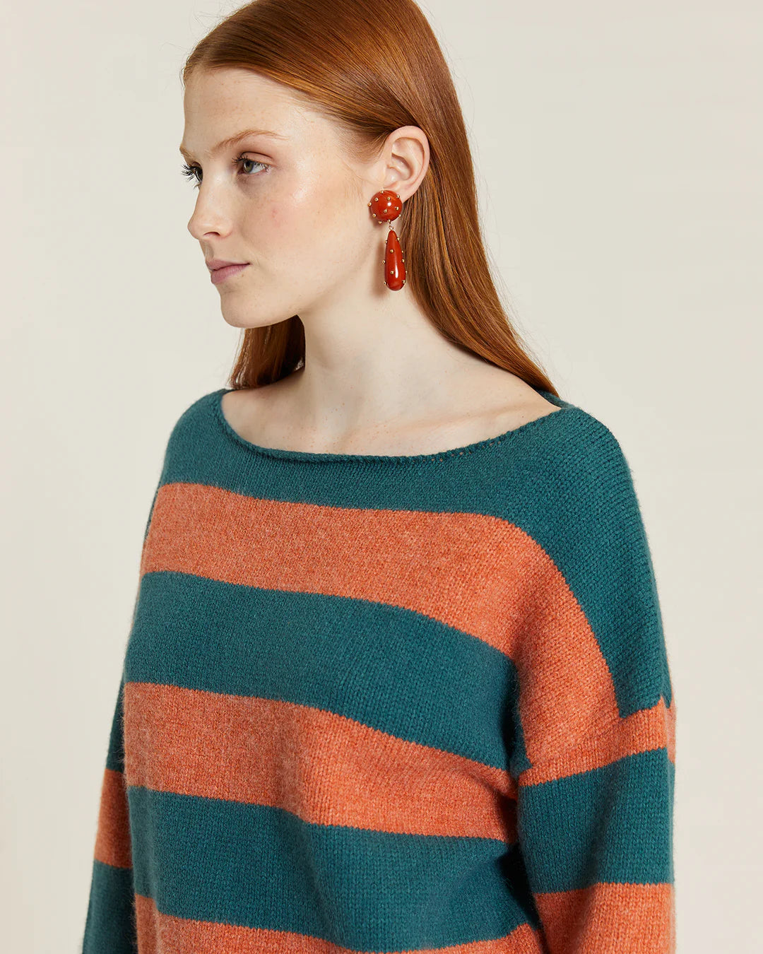 Jersey de Rayas Verde y Tofffe