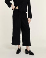 Pantalón Culote de Pana con Pinzas