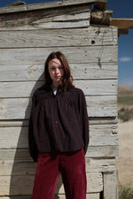 Blusa Cuadros Oversize