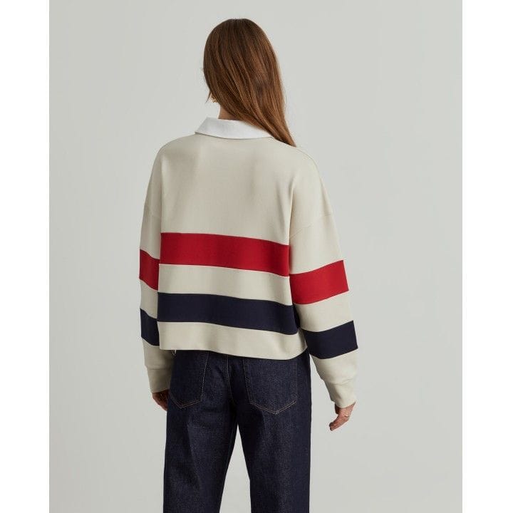 Polo Manga Larga Rayas | Lion of Porches