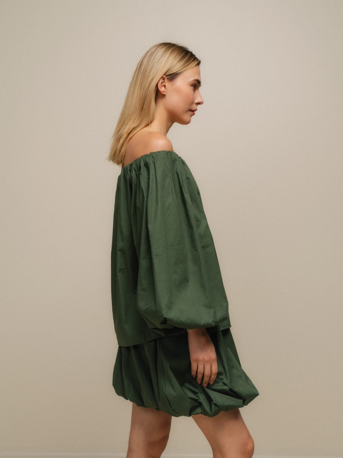 Blusa con Mangas Globo