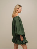 Blusa con Mangas Globo