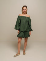 Blusa con Mangas Globo