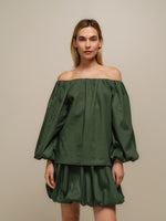 Blusa con Mangas Globo