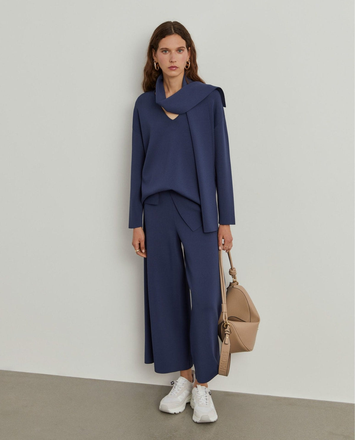 Jersey de Punto con Bufanda | Lion of Porches