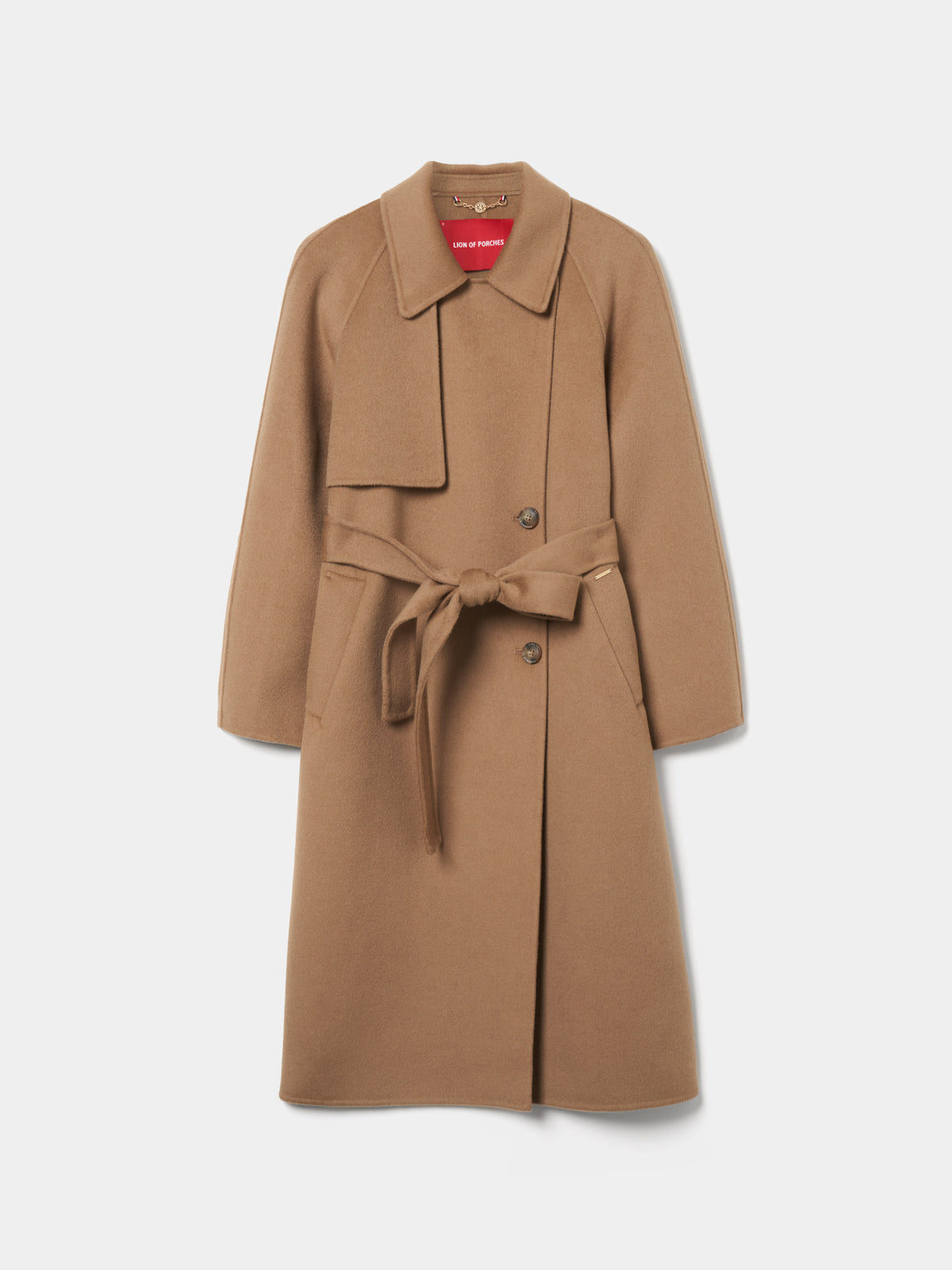 Abrigo Largo Lana Doble Botonadura