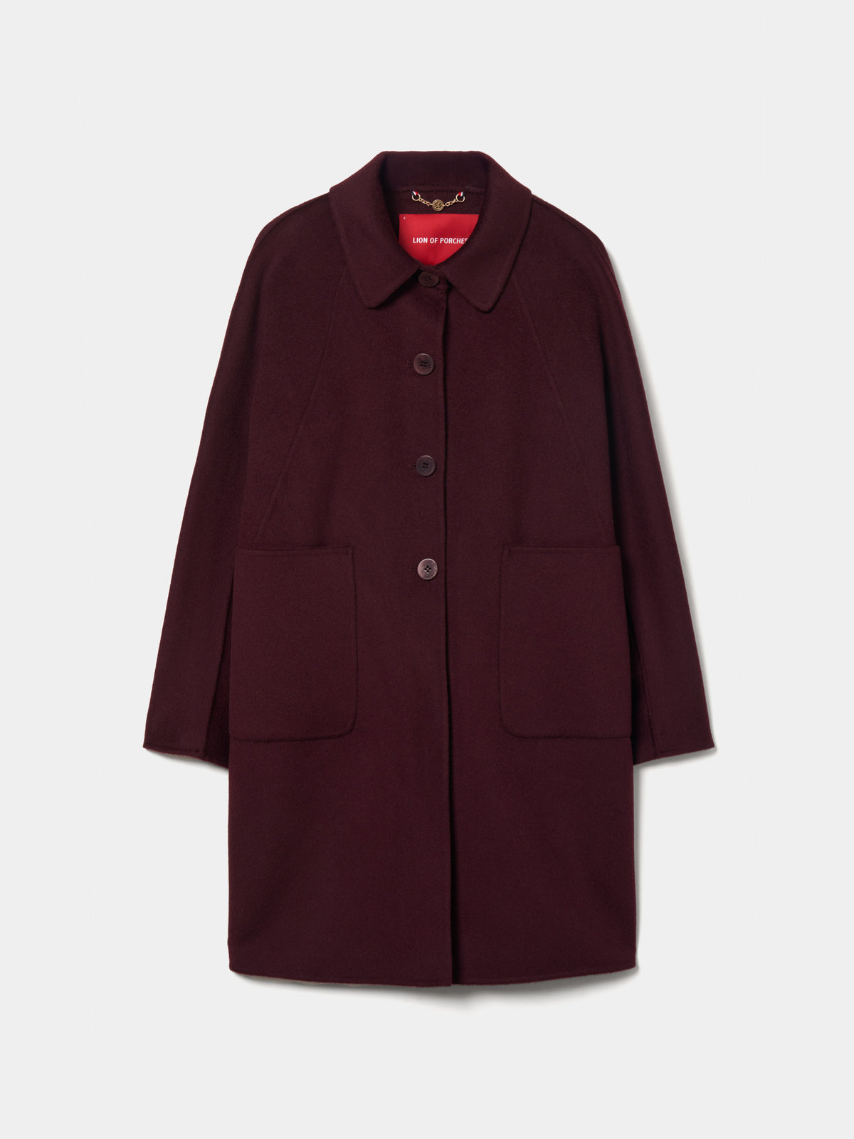 Abrigo Lana Corte Regular