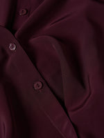 Camisa de Rayón de Color Liso