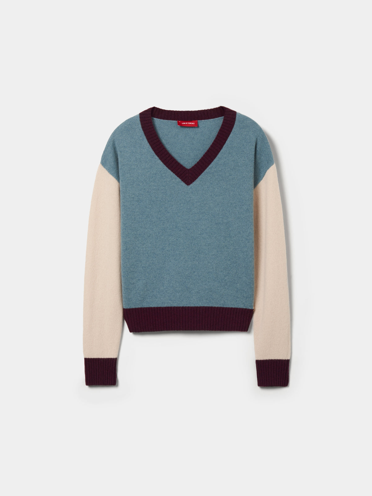 Suéter de Lana Tricolor