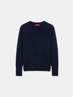 Jersey Cuello Lana con Escote Pico