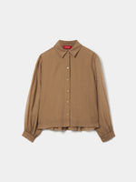 Camisa corta y fluida de lyocell