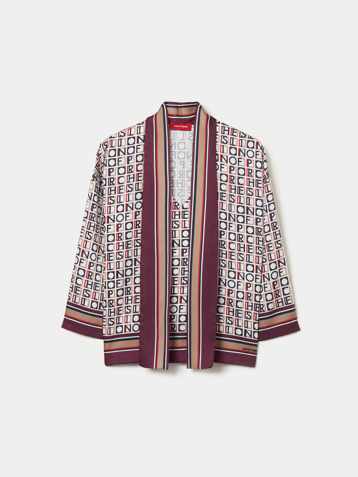 Blusa Estampada con Lazo