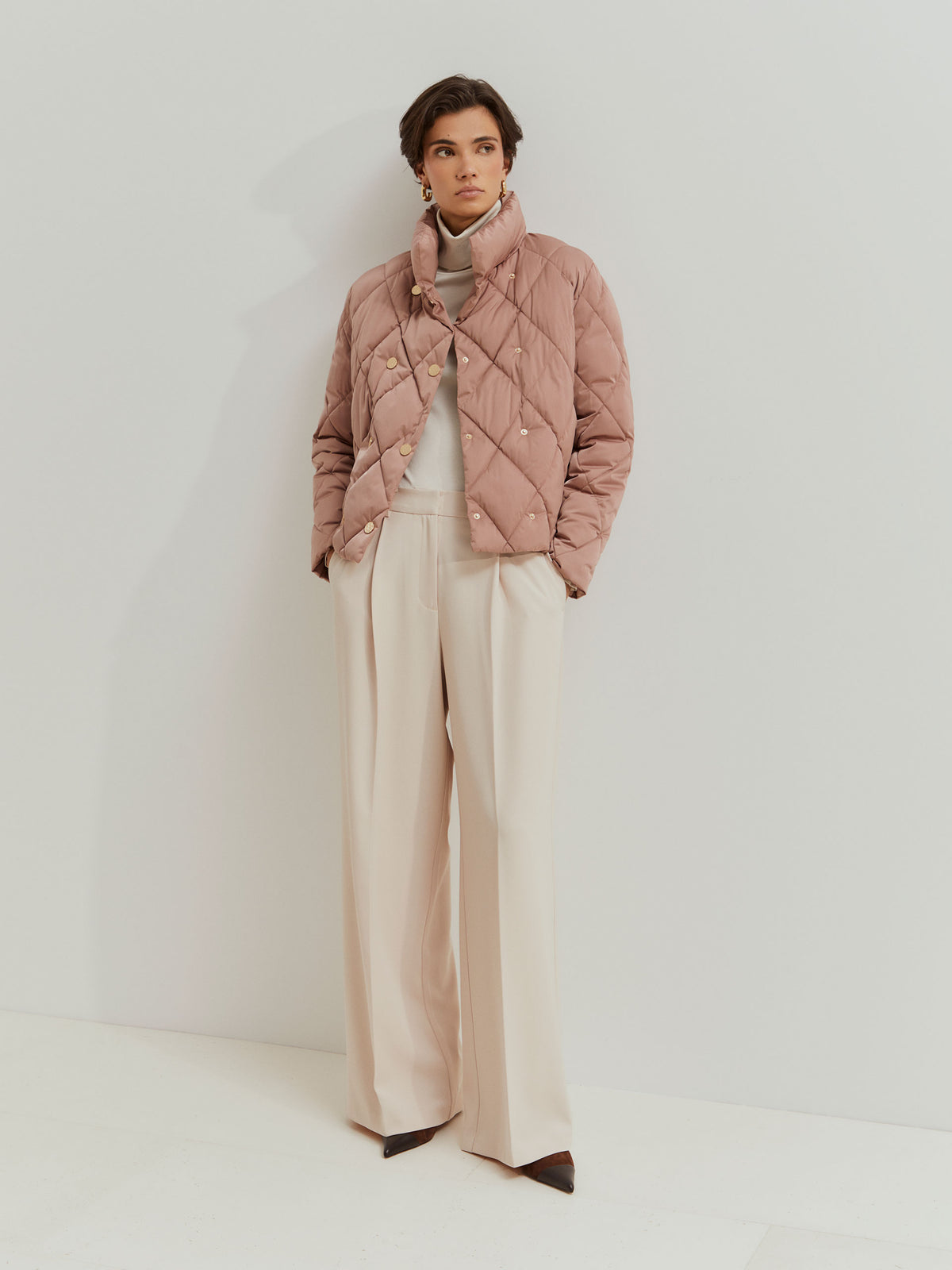 Chaqueta Acolchada Cruzada