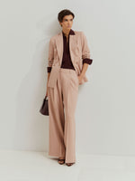 Blazer con Doble Botonadura Rosa