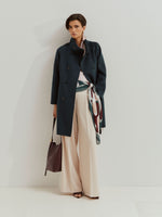 Abrigo de Lana con Capucha