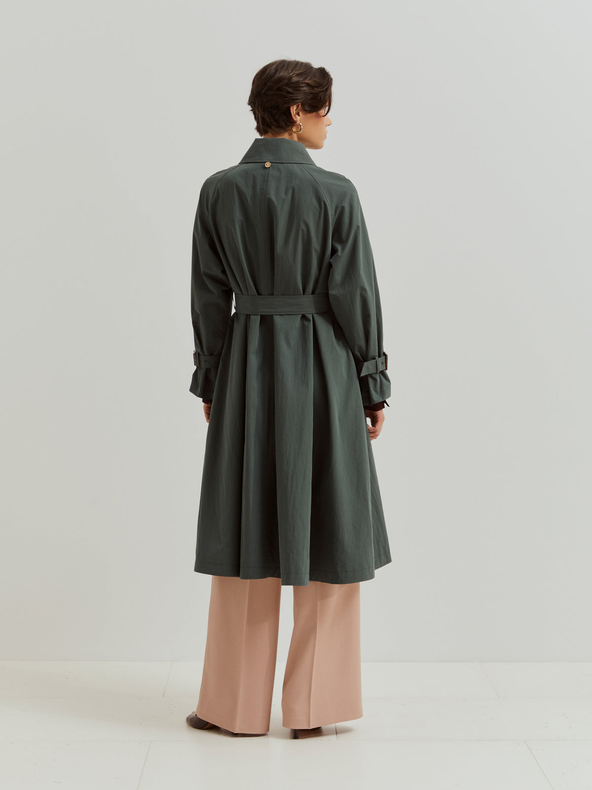 Gabardina Evasé Repelente al Auga