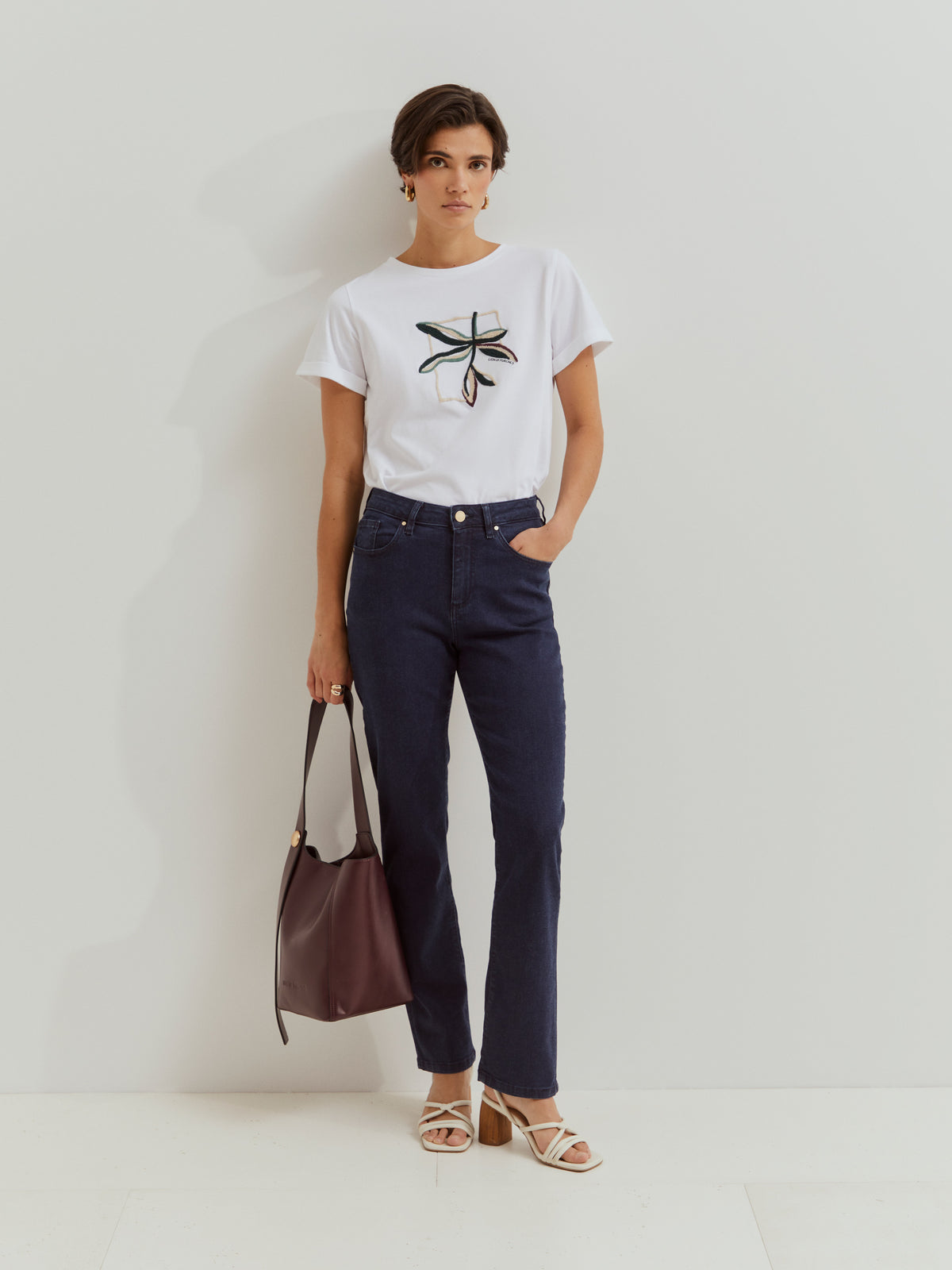 Pantalones Vaqueros de Pierna Recta