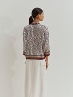 Blusa Estampada con Lazo