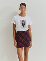 Camiseta con Estampado de León