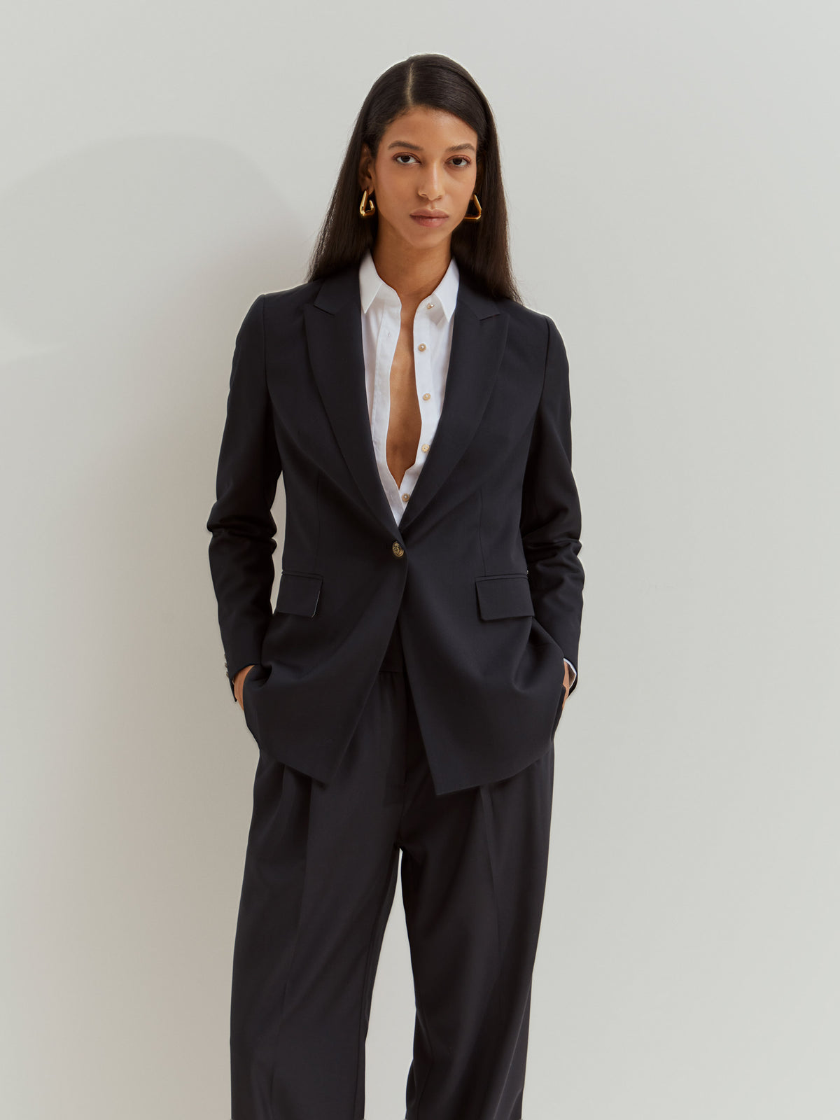 Blazer Clásico Corte Regular