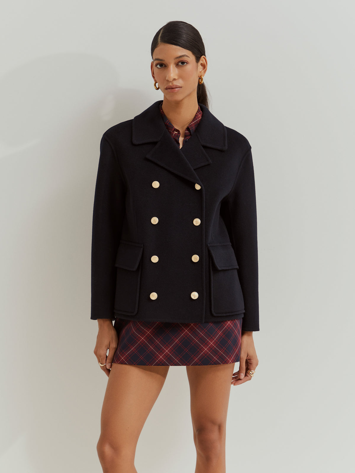 Abrigo Corto de Lana