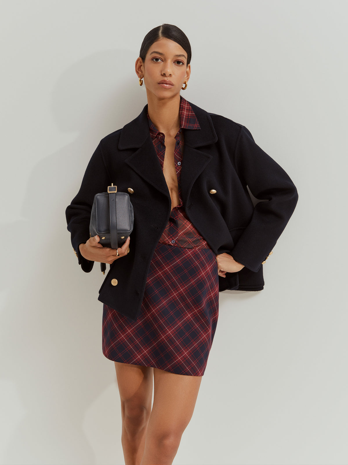 Abrigo Corto de Lana