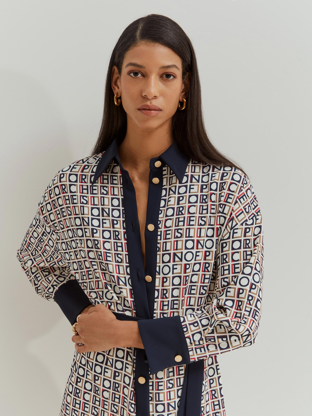 Vestido Camisero Estampado