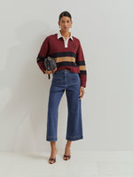 Polo Manga Larga a Rayas