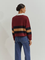 Polo Manga Larga a Rayas