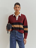 Polo Manga Larga a Rayas