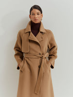 Abrigo Largo Lana Doble Botonadura