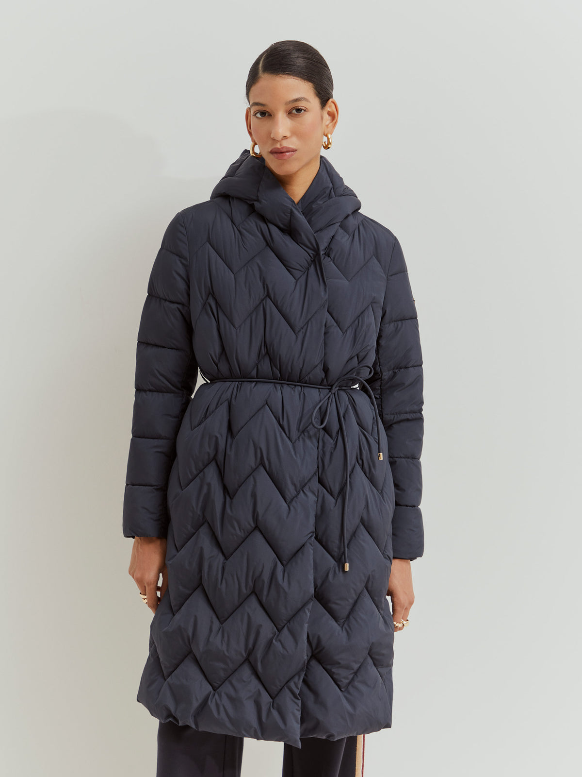 Chaqueta Larga Acolchada