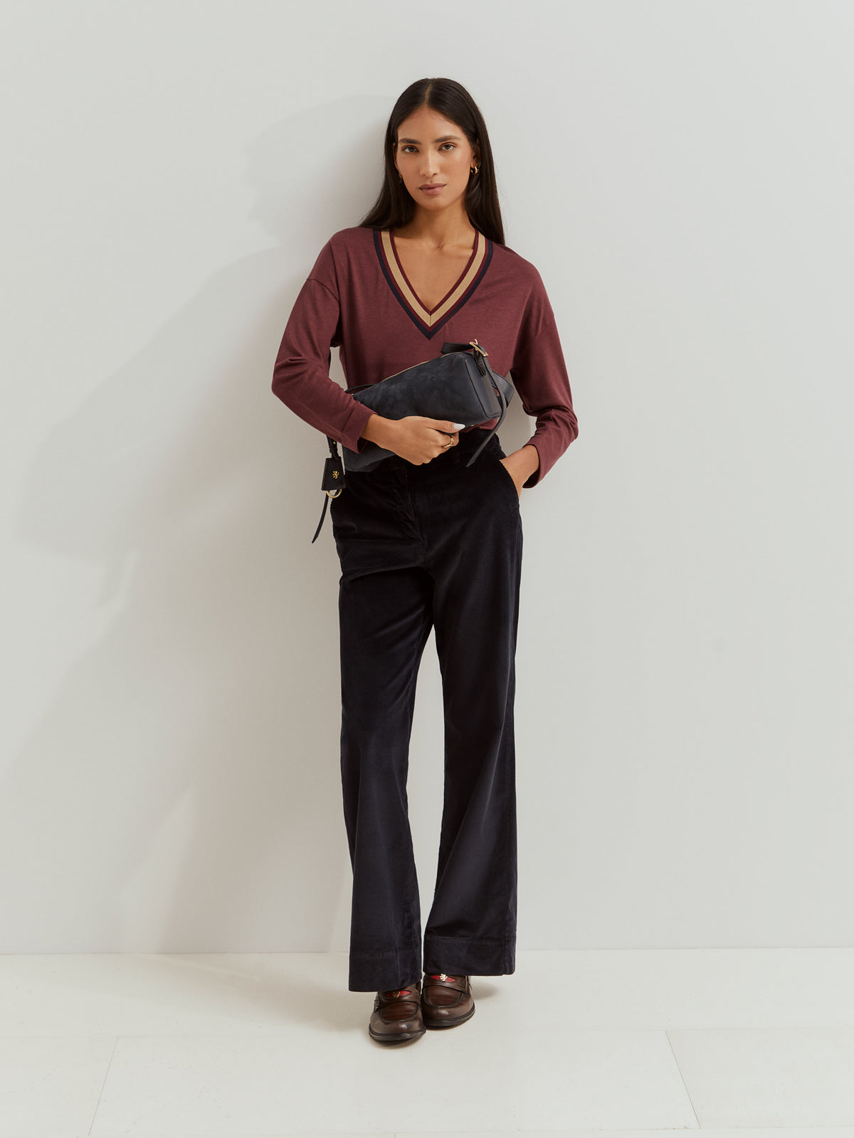 Sudadera de Cuello en V