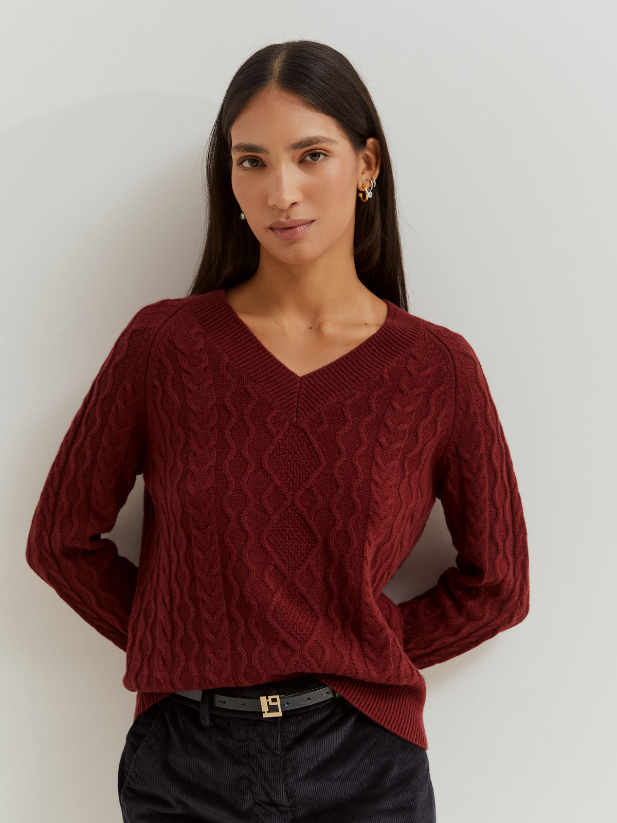 Suéter de Lana Punto