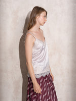 Top Satén con Encaje