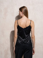 Top Satén con Encaje