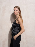 Top Satén con Encaje