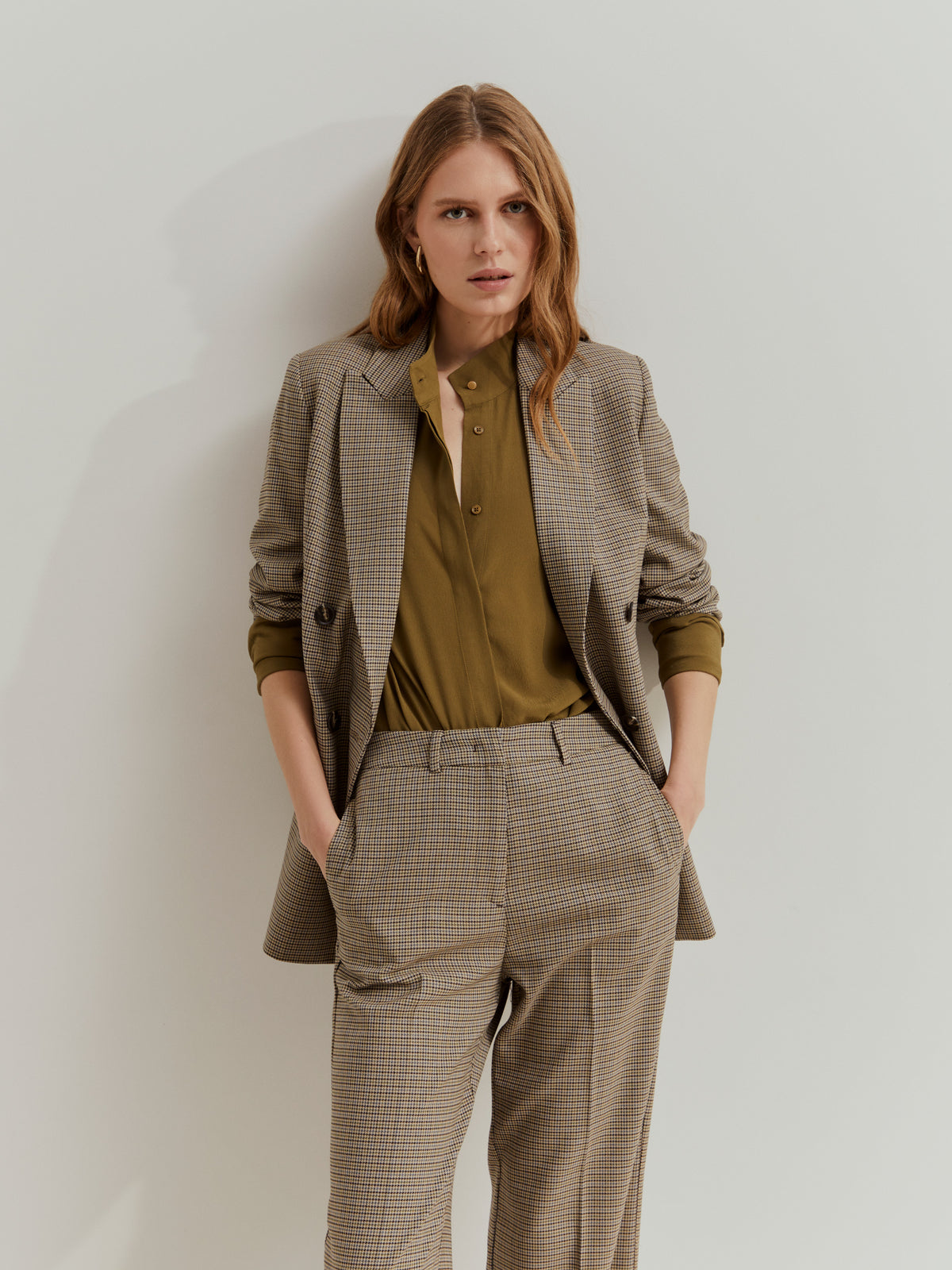 Pantalones Chino Pata de Gallo