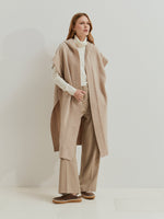 Abrigo Largo de Punto Lana