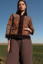 Chaqueta Estampado Otoñal