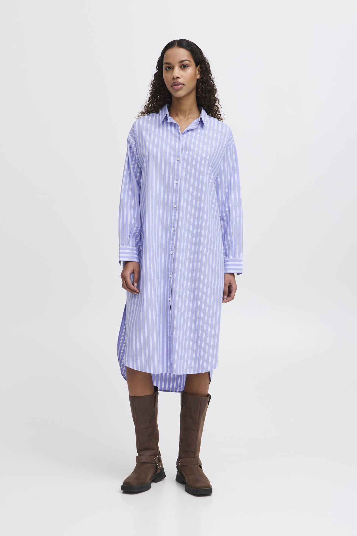 Vestido Ihyatima Camisero Rayas