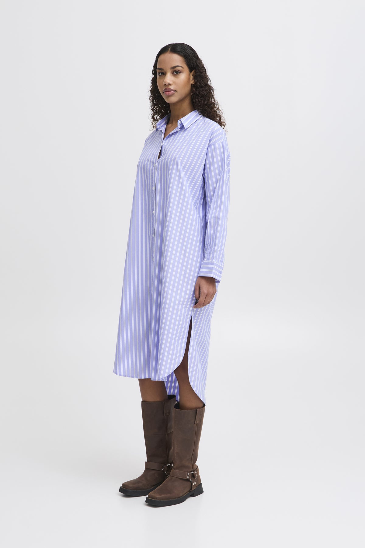 Vestido Ihyatima Camisero Rayas