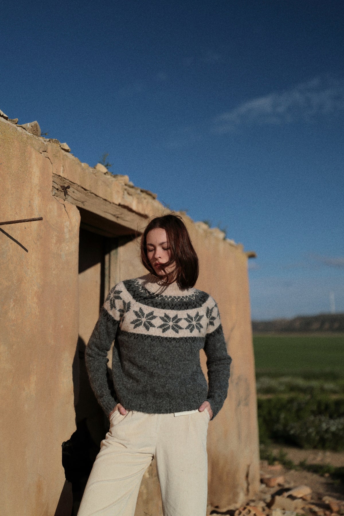 Jersey de Punto Copos Nieve