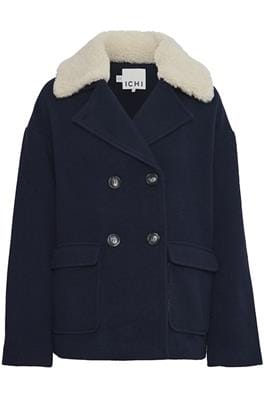 Abrigo Ihfloriva Cuello Pelo