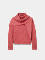 Bufanda tipo chal confeccionada con una agradable mezcla de mohair y lana, diseñada para aportar calidez