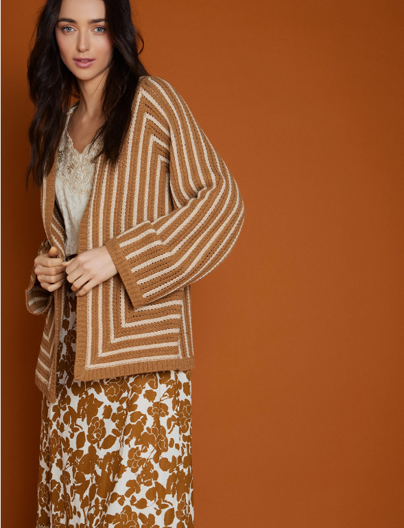 Chaqueta Punto Bicolor
