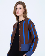 Chaqueta Punto Rayas Corta