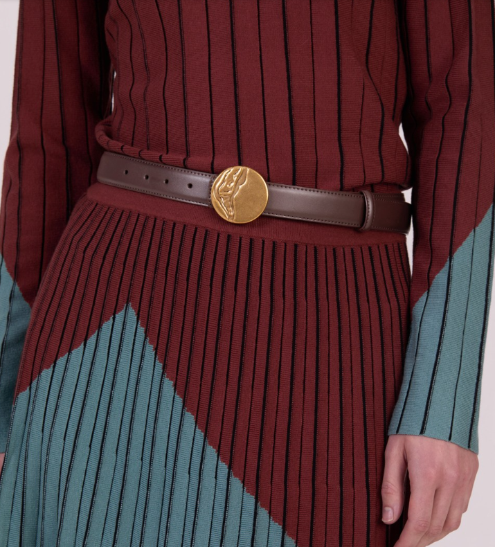 Cinturón Hebilla Dorada