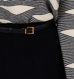 Cinturón Cuero Reversible Negro